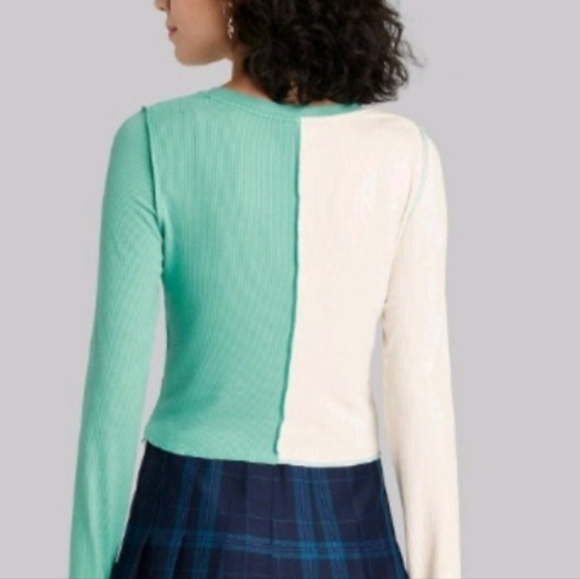 Wild Fable Long Sleeve Fitted Top - Picture 3 of 10